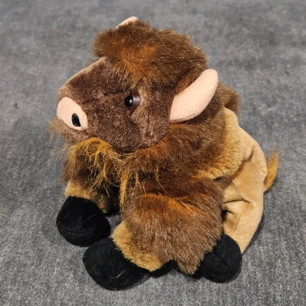 Wishpets Paquito Bison Buffalo 12 inch Plush Stuffed Animal Brown 82011 2005